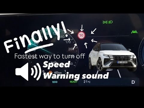 Fastest way to turn off Speed warning on 2025 Hyundai Tucson