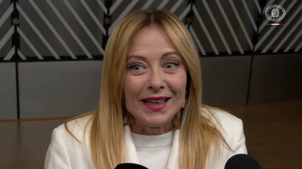 DICHIARAZIONI DI GIORGIA MELONI DAL CONSIGLIO EUROPEO DI BRUXELLES