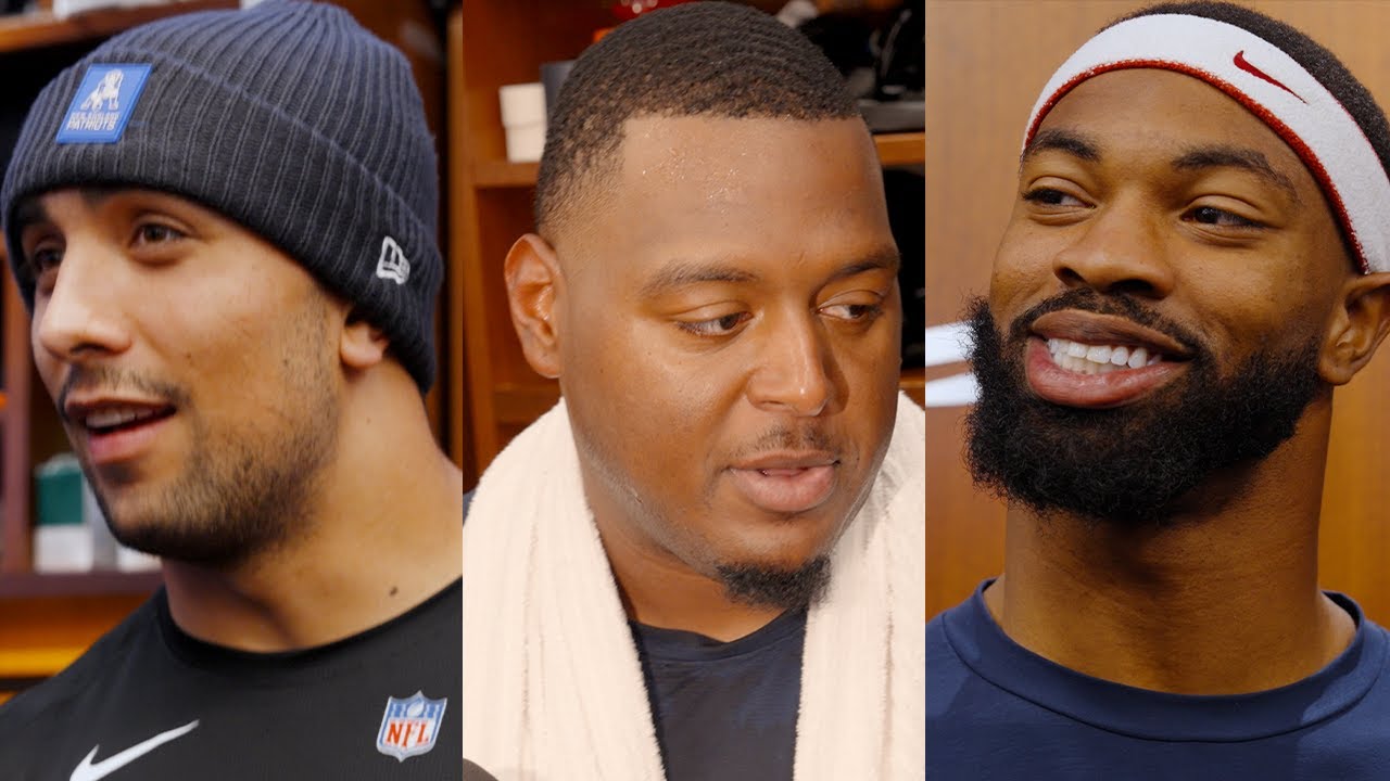 Christian Elliss, Vederian Lowe, & K'Lavon Chaisson Address the Media | Patriots Press Conference