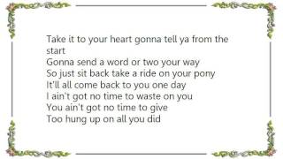 Cinderella - If You Don&#39;t Like It Lyrics