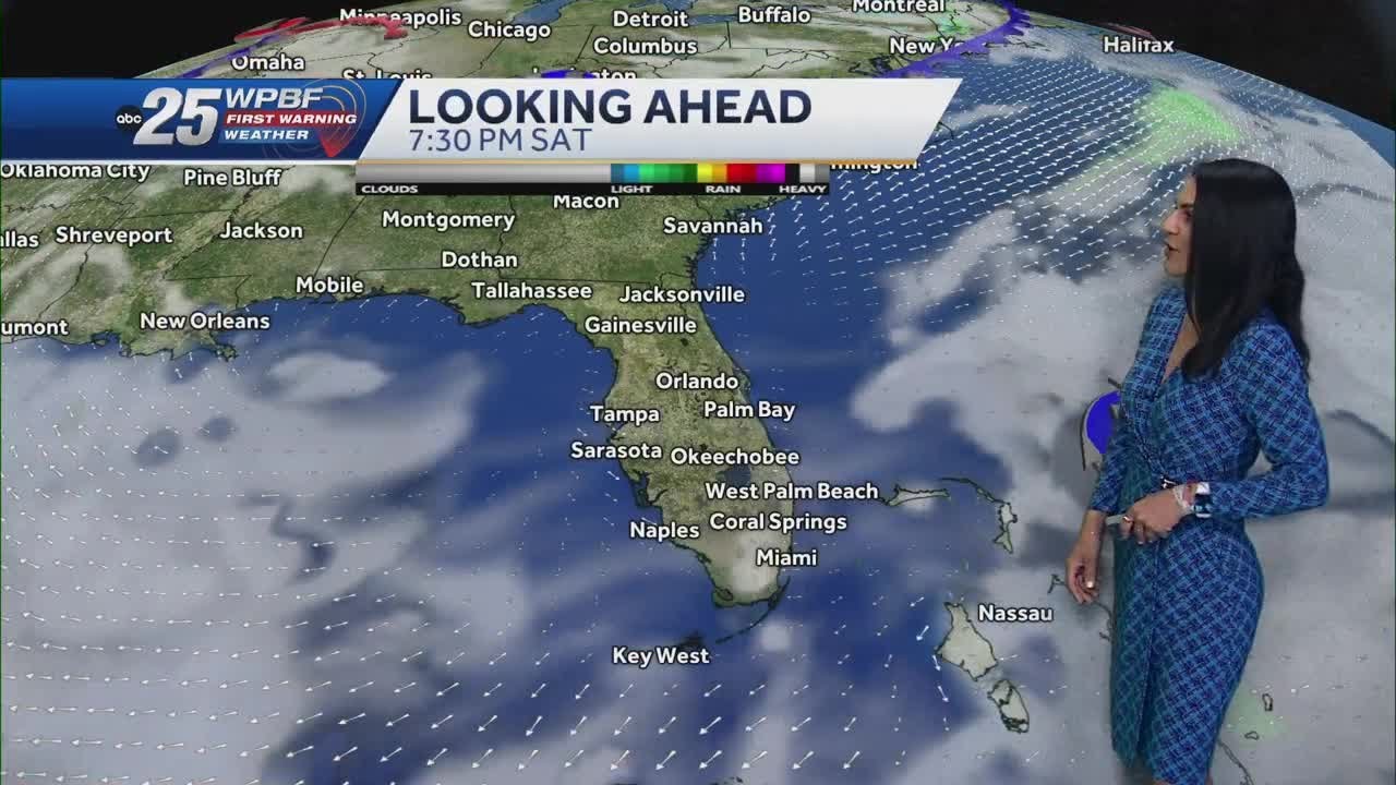 More clouds Sunday, patchy fog, chance for rainfall