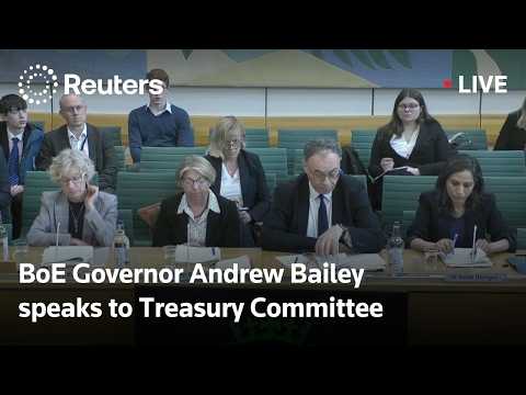 Video Thumbnail: LIVE: BoE Governor Bailey speaks to Treasury Committee