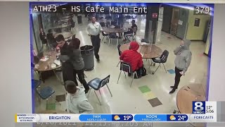Greece Athena security guard saves student with Heimlich maneuver