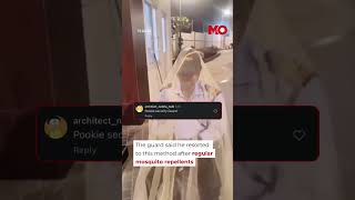 Download lagu Security Guard In Hyderabad Seen Wearing Mosquito Net on Night Duty| Mo of Everything mp3