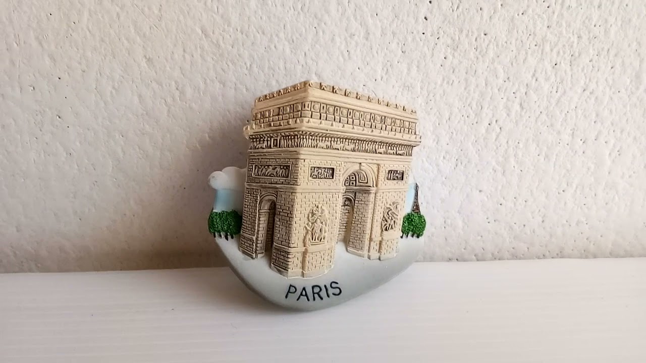 3D Resin Model Fridge Magnet Souvenir Art Craft Gift  #Paris France