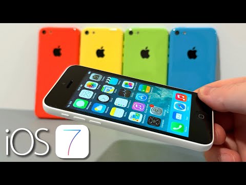 This iPhone 5c has NEVER been updated - iOS 7.0!