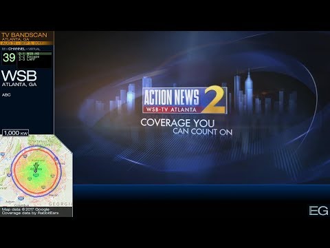 Local TV Bandscan for Atlanta, GA (2017)