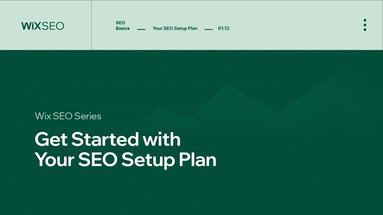 Your Personalized SEO Setup Plan | Wix SEO