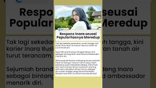 Inara Rusli Merespons soal Popularitasnya Meredup seusai Polemik Nikah Siri dengan Insanul Fahmi
