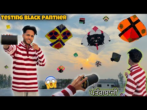 TESTING BLACK PANTHER😍 Indian Gattu || Flying Biggest kites || Kite Vlog 2024🪁💯