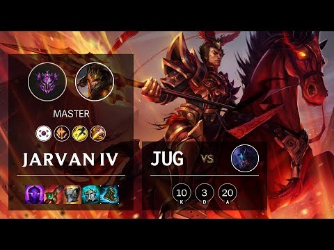 Jarvan IV Jungle vs Rek'Sai - KR Master Patch 10.6