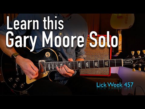 If You Be My Baby intro solo - Gary Moore - Lick Friday Week 457