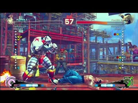 SSF4 Rank Match  DeRossi04 (FE)  vs  WINDOW211 (ZA)