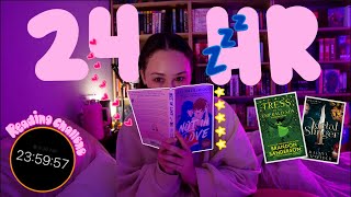 24 hour reading challenge - I found a new 5 star book!⭐️🧸✨ | non - spoiler reading vlog