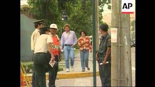 PERU: LIMA: LOCAL RESIDENTS FEEL EFFECTS OF 5 DAY SIEGE AT EMBASSY