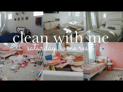 SATURDAY HOME RESET WHOLE HOUSE CLEAN WITH ME || CLEANING MOTIVATION || CLEANING VIDEOS