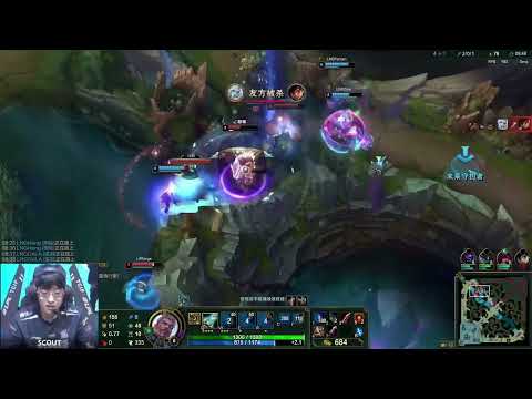 Scout proview 2023/06/23 jayce LPL Summer | LNG Scout第一视角 杰斯