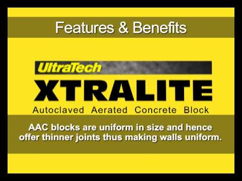 ULTRATECH XTRALITE LIGHTWEIGHT AAC BLOCK