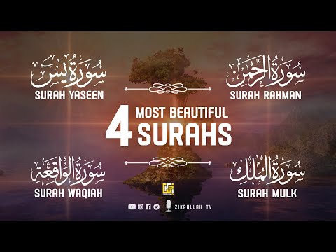 Most Beautiful recitation of Surah Yaseen | Surah Rahman | Surah Waqiah | Surah Mulk | Zikrullah TV