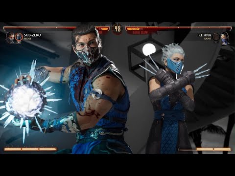 SUB-ZERO & FROST FATAL BLOW - MK1 BETA