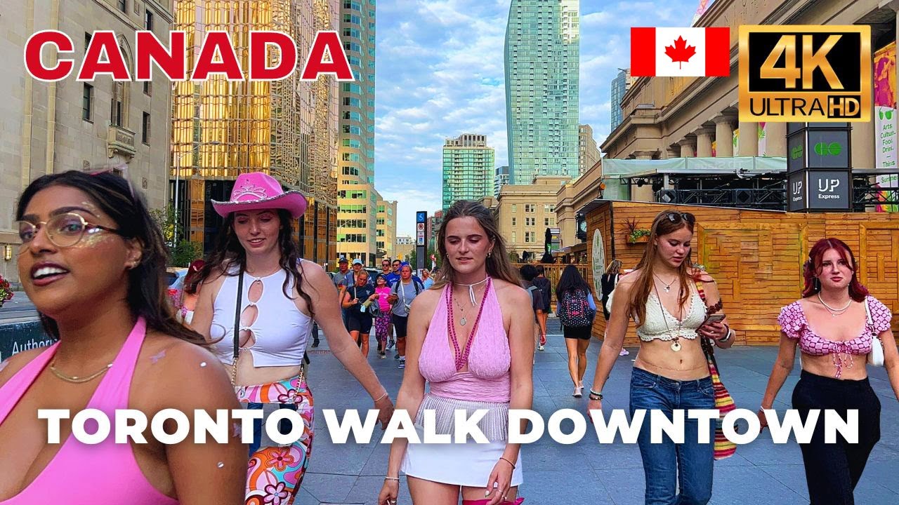 Immersive street-level walking tour through Toronto — Distillery District, Canada, showcasing authentic urban landscapes, local architecture, and the vibrant atmosphere of the city's neighborhoods