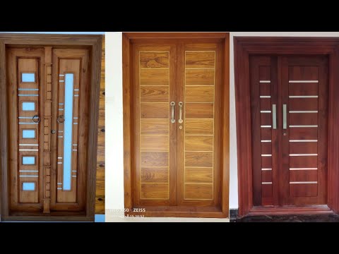 Top 30 Kerala Model Wooden Front Door Designs - Modern Door Designs Indian Style for House #doors
