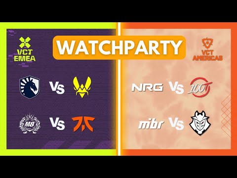 TL vs VIT & M8 vs FNC | VCT EMEA Kickoff #VCTWatchparty | !patreon !socials