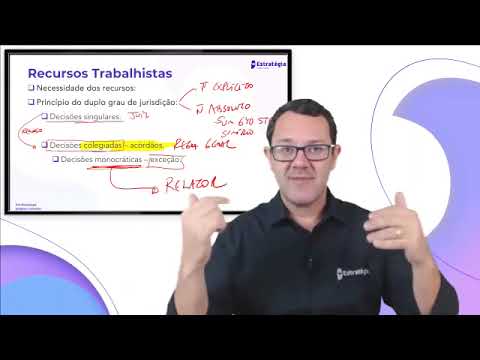 Teoria Geral dos Recursos Trabalhistas - Professor Bruno Klippel