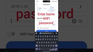 Deye cloud inbuilt wifi connection
