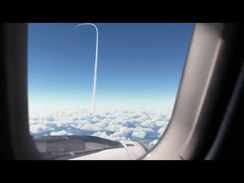 SpaceX Starship Launch Explosion seen from Plane - Elon Musk #shorts