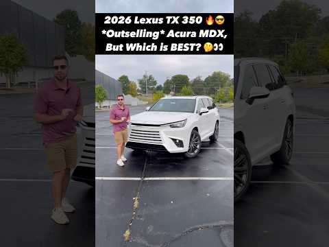 The 2026 Lexus TX is Now *Outselling* the Acura MDX... But Which 3-Row SUV is Best for You??