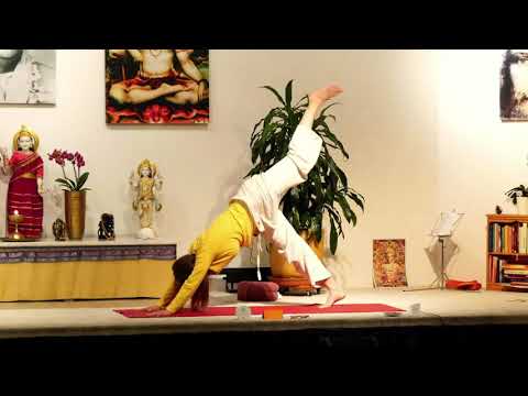 Yogastunde Mittelstufe mit Manuela - Yoga Vidya Ashram Live - 16:15 Uhr 01.12.2021
