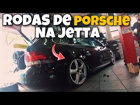 Riding Porsche wheels in a Jetta variant 😻