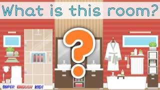 ♫ The rooms in a house song for kids (with spelling).♩ ♪