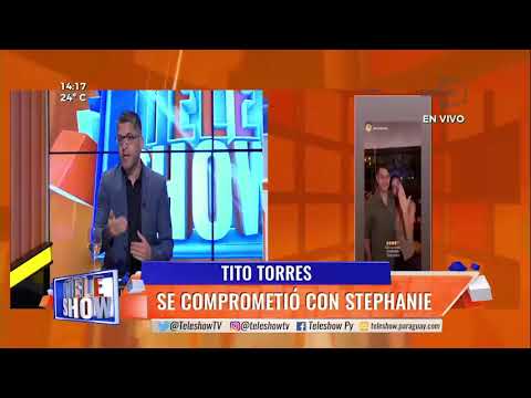 Tito Torres comprometido con Stephanie  23 11 23