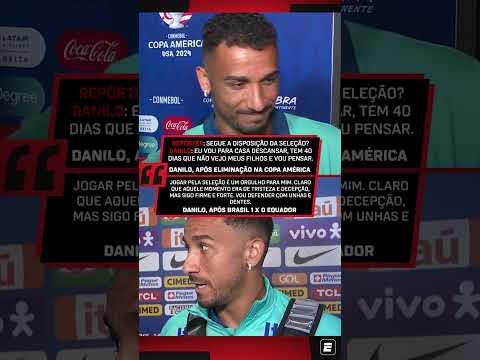 Danilo garante permanência na seleção brasileira! #shorts