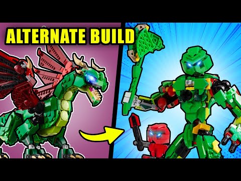 Turning a MODERN LEGO SET into a BIONICLE!