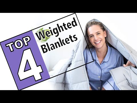 💜 The 4 Best Weighted Blankets for Anxiety! - Top Models 2019 Review.