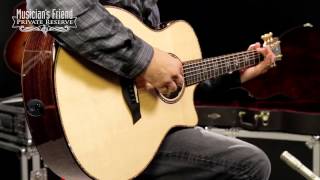 Video thumbnail for Taylor 2015 916ce Grand Symphony Cutaway Acoustic-Electric Guitar by Musician's Friend