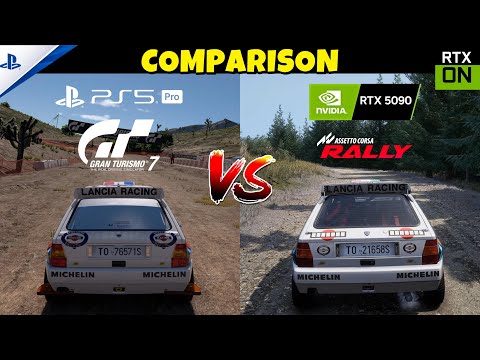 Assetto Corsa Rally vs Gran turismo 7 Rally | Ultra Realistic Graphics, Cockpit & Engine Sound Test