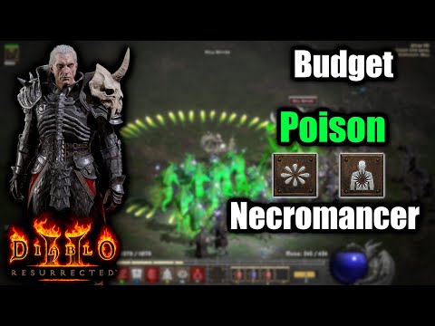 Budget Poison Necromancer - Viable even without Deaths Web? - Diablo 2 Resurrected 1440p