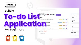 Build a Interactive To-Do List App | HTML CSS JavaScript Mini Project 