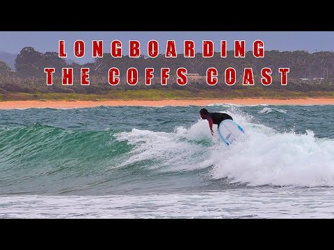 Ben, Charlie and Paul longboard the Coffs Coast 15.10.17