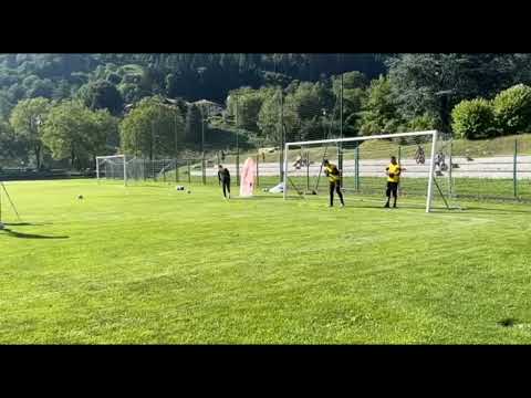 RITIRO PALERMO: l'allenamento dei PORTIERI