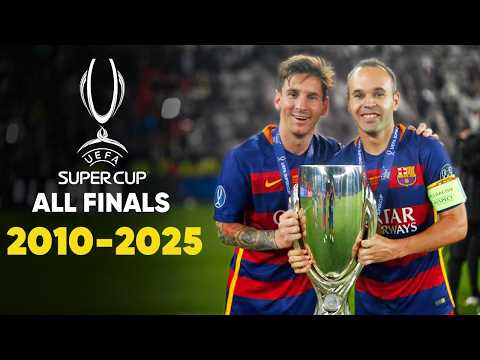 All UEFA Super Cup Finals from 2010