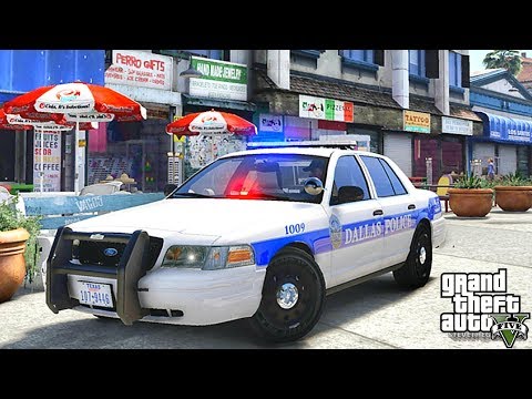 GTA 5 MODS LSPDFR 954  - DALLAS PD PATROL!!! (GTA 5 REAL LIFE PC MOD)