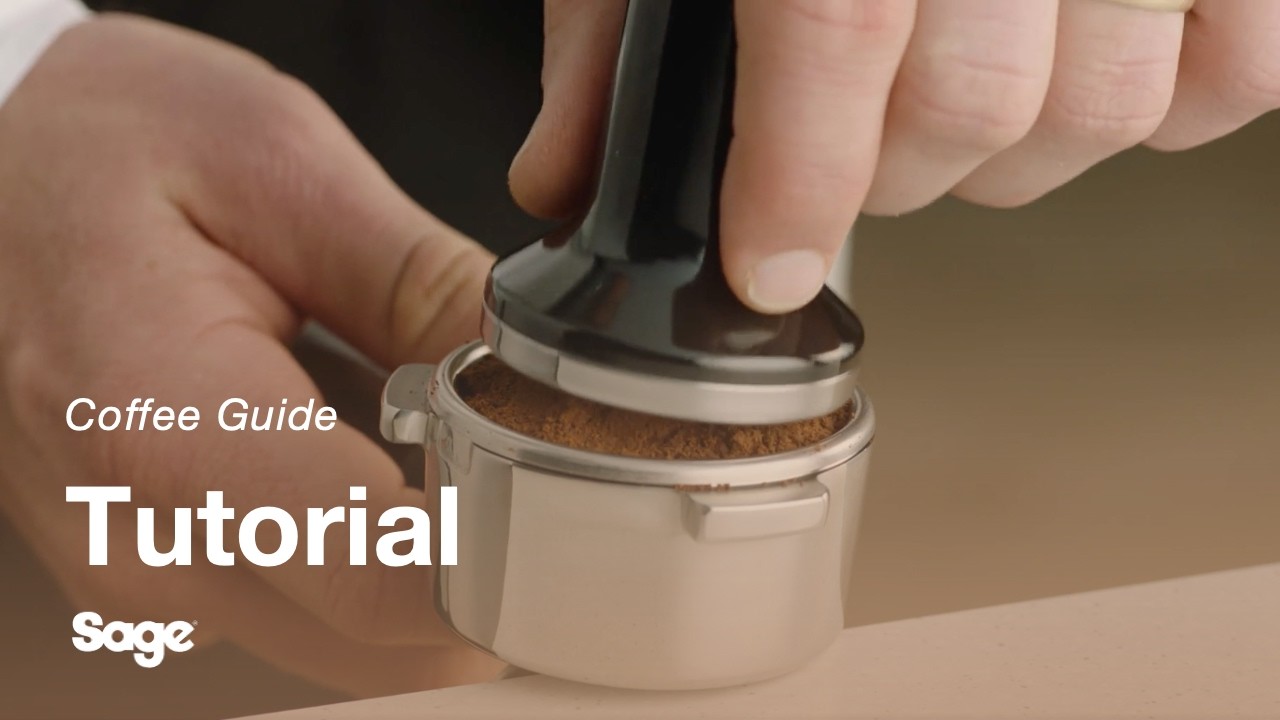 How to tamp and trim the dose