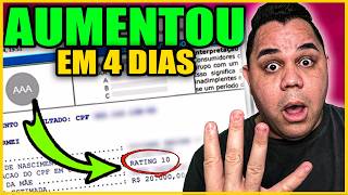 ✅[NOVO] TESTEI O MÉTODO: Como Aumentar a Pontuação do SCORE e RATING do CPF 🚀 [SCORE ALTO EM 2025]