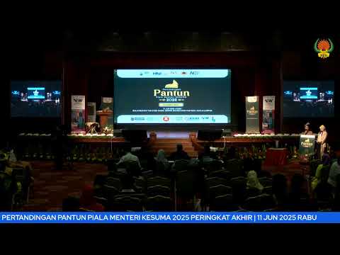 Pertandingan Pantun Piala Menteri Kesuma 2025 Peringkat Akhir