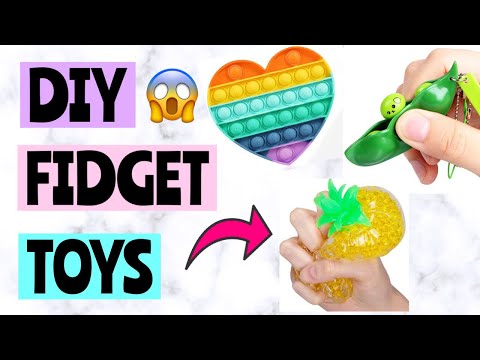 DIY FIDGET TOYS! TikTok Viral Fidgets! | Pop It Fidgets, Dimple Fidget, Paper Squishy, Stress Ball